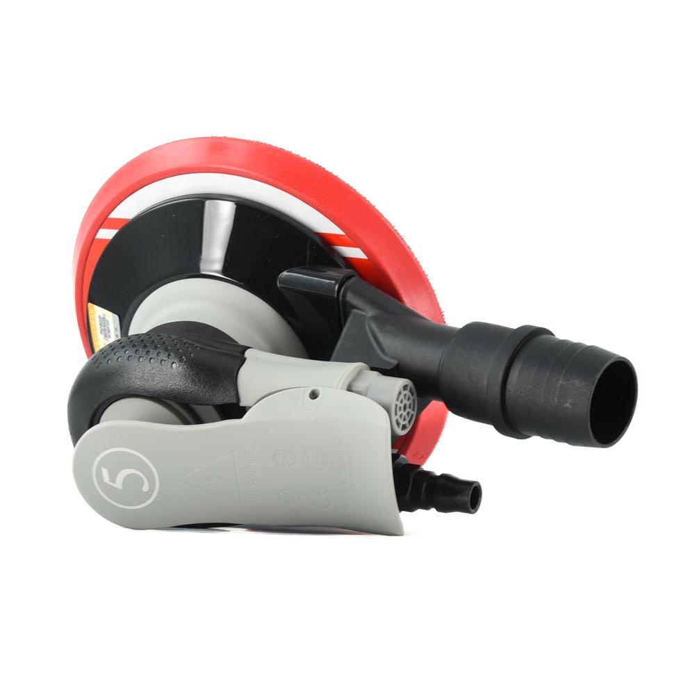 Random orbital palm pneumatic sander with 150mm pad and 5mm orbit