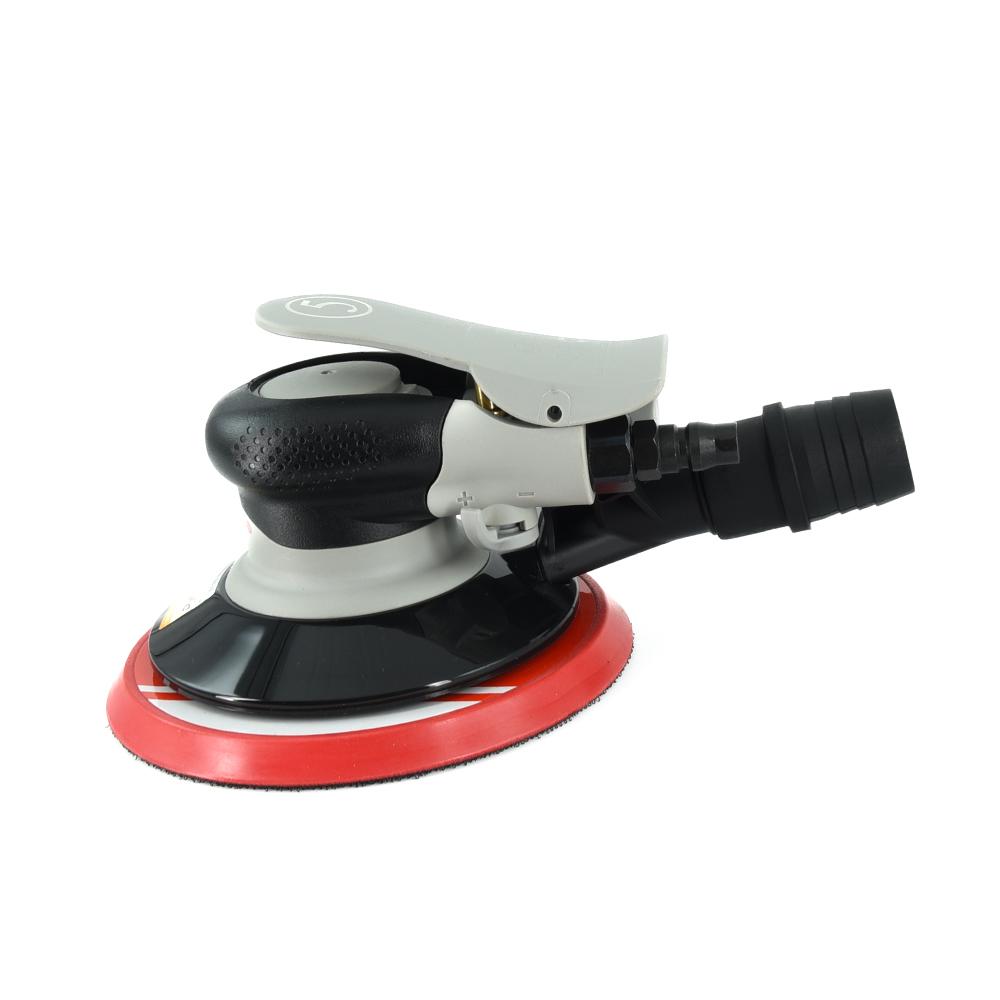 Random orbital palm pneumatic sander with 150mm pad and 5mm orbit